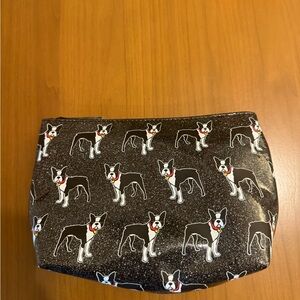 Dog Print Cosmetic Bag